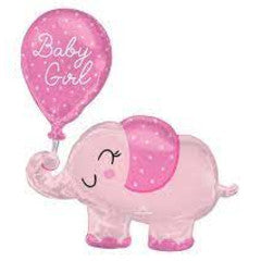 Baby Girl Elephant and Balloon 4312401