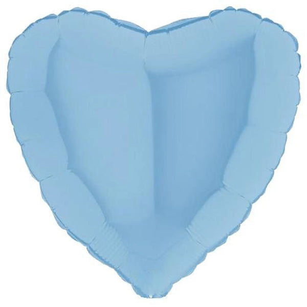 4" BLUE HEART