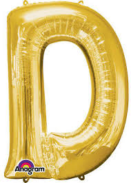 Gold D Giant Letter  3295301 - 34 in