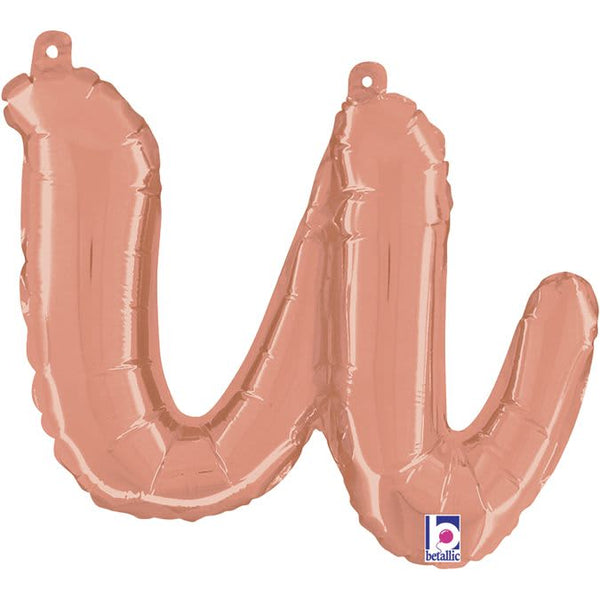 Rose Gold  U Script Letter 07214