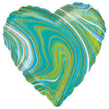 Marblez Blue & Green Heart 4209501