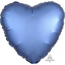 Satin Luxe Azure Heart 36809