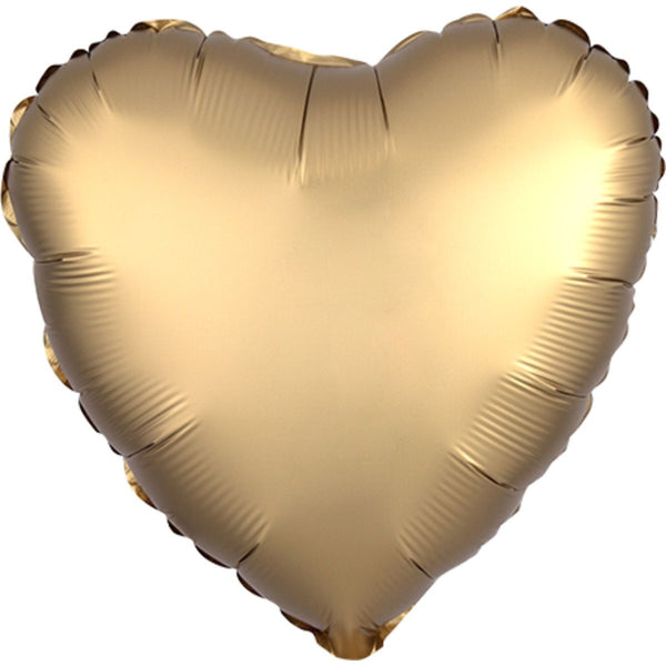 9" Matte Heart Gold 16260