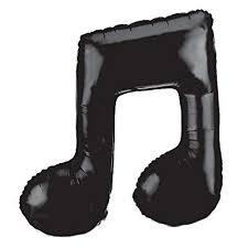 Black Double Music Notes 85377