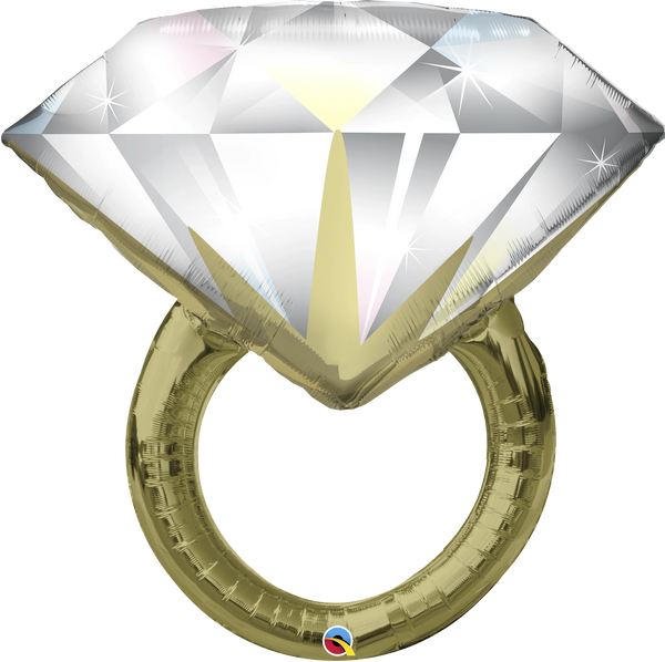 37" Diamond Wedding Ring Balloon 57819
