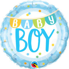 Baby Boy Banner & Dots 85901