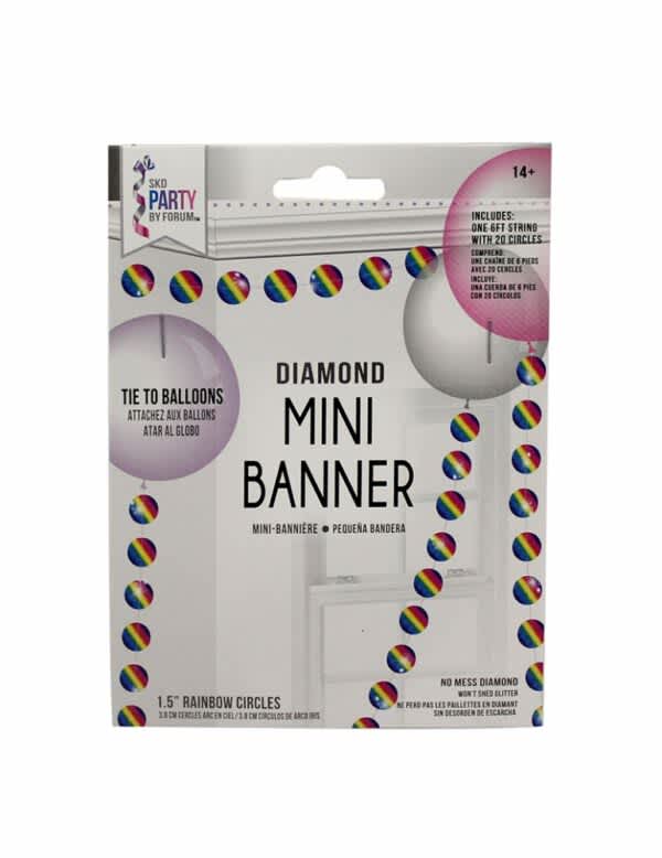 Mini Banner Rainbow Circle - DIAMOND 98135