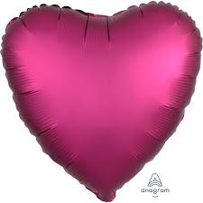 Satin Luxe Pomegranate Heart 36828