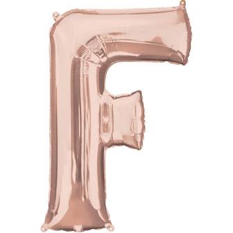 Rose Gold F Giant Letter 3656901 - 34 in