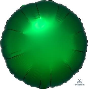 Satin Luxe Emerald Round 38586