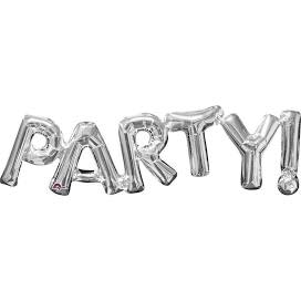 Party Block Phrase Silver 3309901