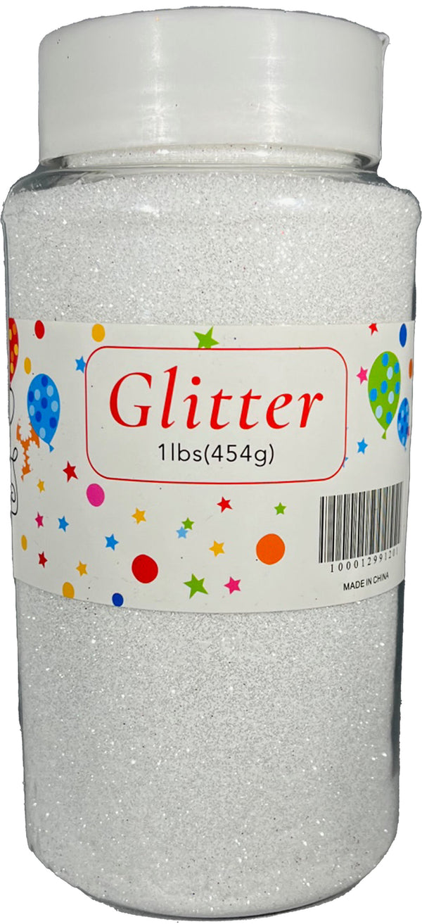 1 lb White Glitter