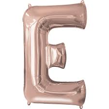 Rose Gold E Letter 3745601 - L16